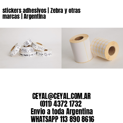 stickers adhesivos | Zebra y otras marcas | Argentina