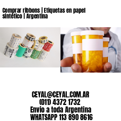 Comprar ribbons | Etiquetas en papel sintético | Argentina