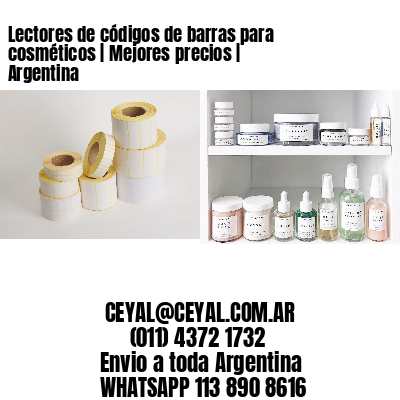 Lectores de códigos de barras para cosméticos | Mejores precios | Argentina