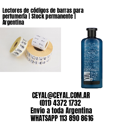 Lectores de códigos de barras para perfumería | Stock permanente | Argentina