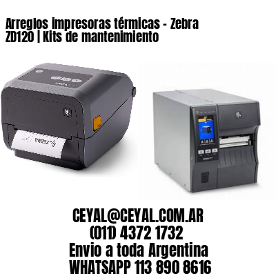 Arreglos impresoras térmicas – Zebra ZD120 | Kits de mantenimiento