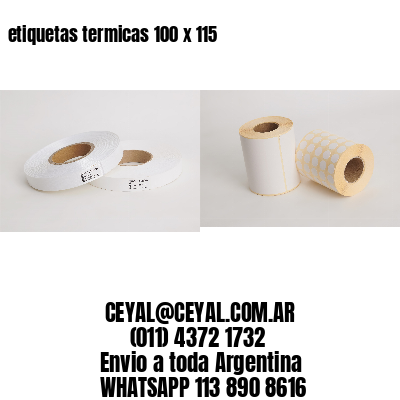 etiquetas termicas 100 x 115