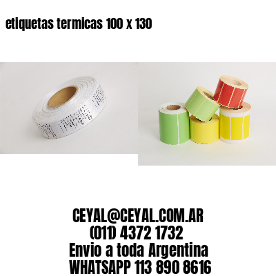 etiquetas termicas 100 x 130