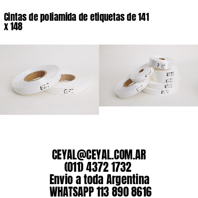 Cintas de poliamida de etiquetas de 141 x 148