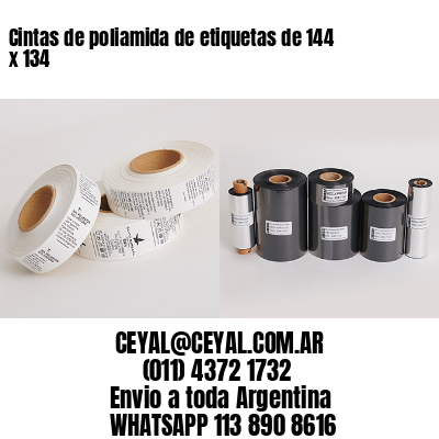 Cintas de poliamida de etiquetas de 144 x 134