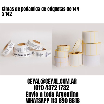 Cintas de poliamida de etiquetas de 144 x 142