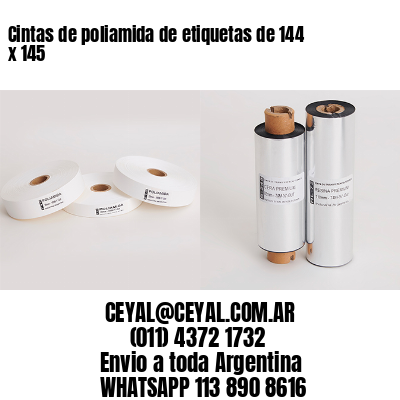 Cintas de poliamida de etiquetas de 144 x 145