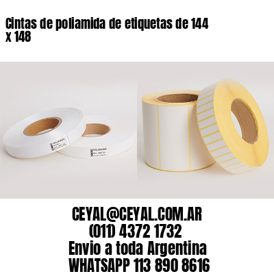 Cintas de poliamida de etiquetas de 144 x 148