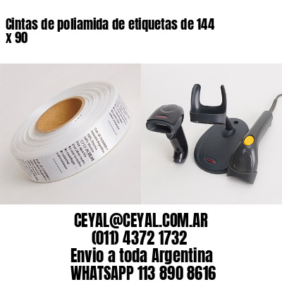 Cintas de poliamida de etiquetas de 144 x 90