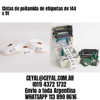 Cintas de poliamida de etiquetas de 144 x 91