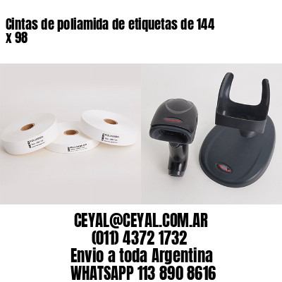Cintas de poliamida de etiquetas de 144 x 98