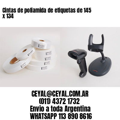 Cintas de poliamida de etiquetas de 145 x 134