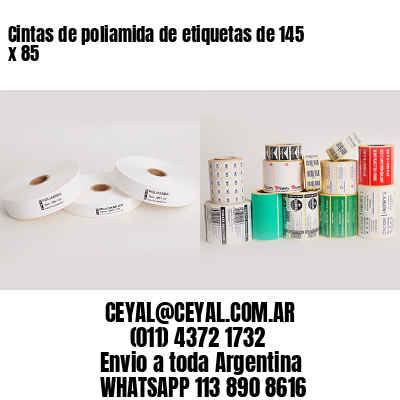 Cintas de poliamida de etiquetas de 145 x 85
