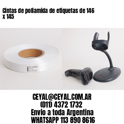 Cintas de poliamida de etiquetas de 146 x 145