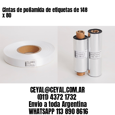 Cintas de poliamida de etiquetas de 148 x 80