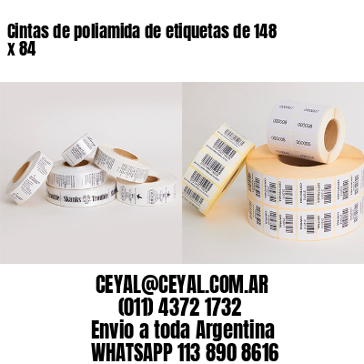 Cintas de poliamida de etiquetas de 148 x 84