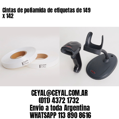 Cintas de poliamida de etiquetas de 149 x 142