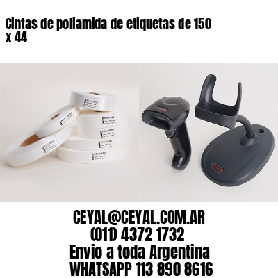 Cintas de poliamida de etiquetas de 150 x 44