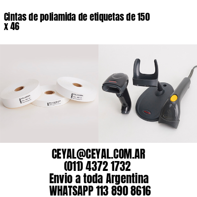 Cintas de poliamida de etiquetas de 150 x 46