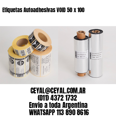 Etiquetas Autoadhesivas VOID 50 x 100