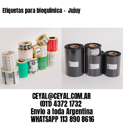 Etiquetas para bioquímica –  Jujuy