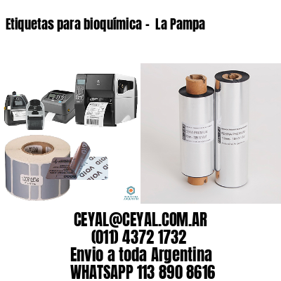 Etiquetas para bioquímica –  La Pampa