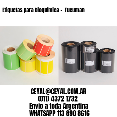 Etiquetas para bioquímica –  Tucuman