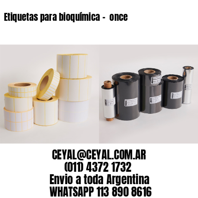 Etiquetas para bioquímica –  once