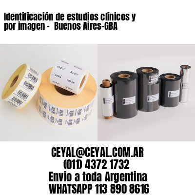 Identificación de estudios clínicos y por imagen –  Buenos Aires-GBA
