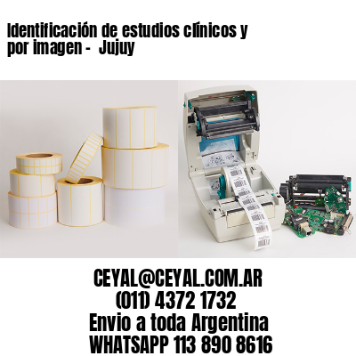 Identificación de estudios clínicos y por imagen –  Jujuy