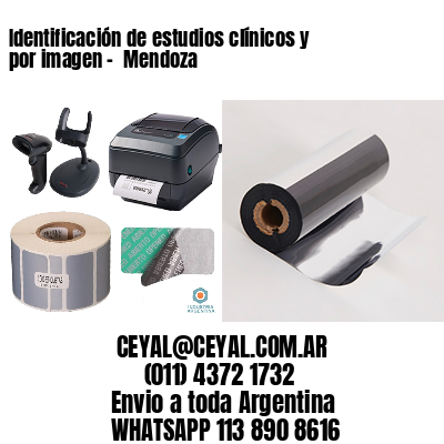 Identificación de estudios clínicos y por imagen –  Mendoza