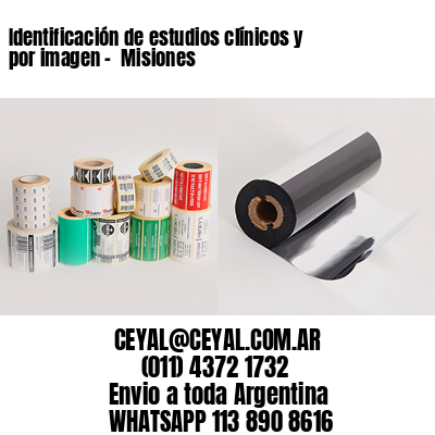 Identificación de estudios clínicos y por imagen –  Misiones