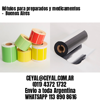 Rótulos para preparados y medicamentos -  Buenos Aires