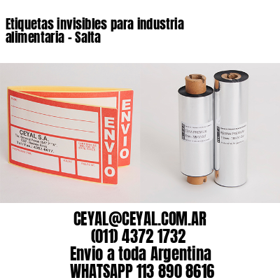 Etiquetas invisibles para industria alimentaria – Salta