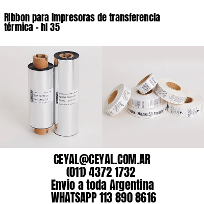 Ribbon para impresoras de transferencia térmica – hl 35