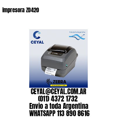 impresora ZD420