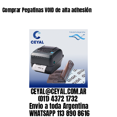 Comprar Pegatinas VOID de alta adhesión