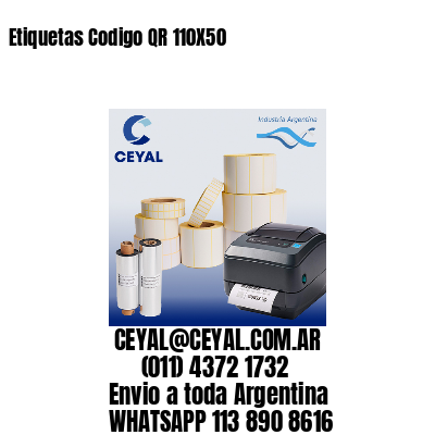 Etiquetas Codigo QR 110X50