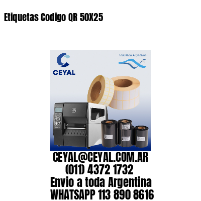 Etiquetas Codigo QR 50X25