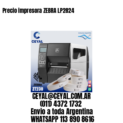 Precio impresora ZEBRA LP2824