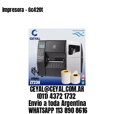 impresora – Gc420t