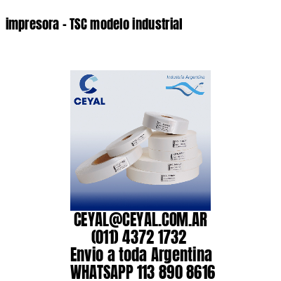 impresora - TSC modelo industrial