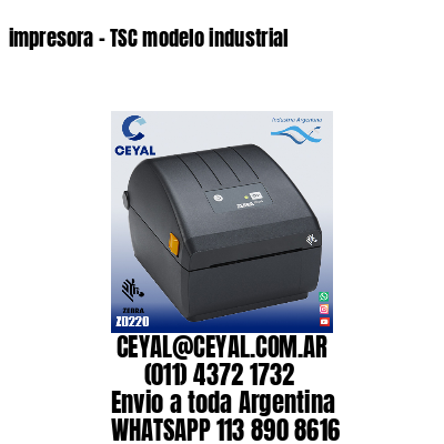 impresora – TSC modelo industrial