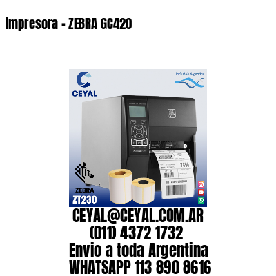 impresora – ZEBRA GC420