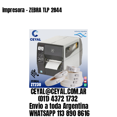 impresora - ZEBRA TLP 2844