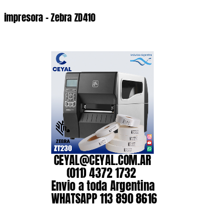 impresora - Zebra ZD410