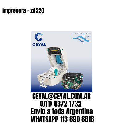 impresora - zd220