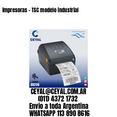 impresoras – TSC modelo industrial