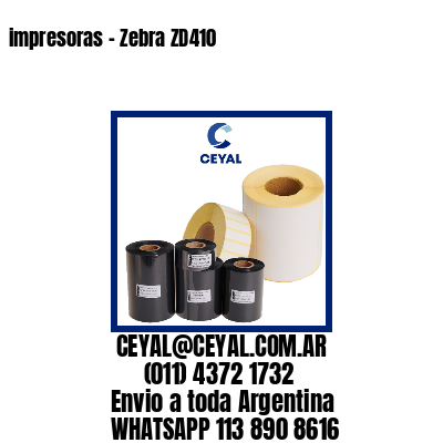 impresoras – Zebra ZD410