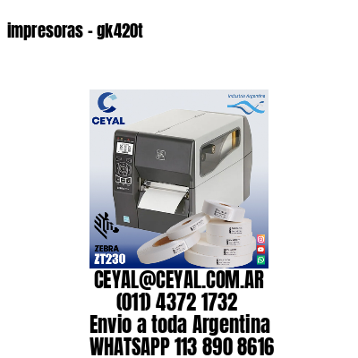 impresoras – gk420t